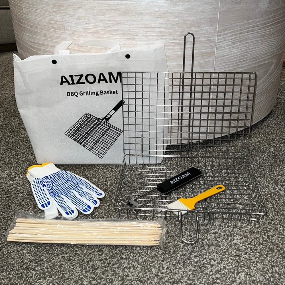 BBQ Grilling Basket and Accessories
